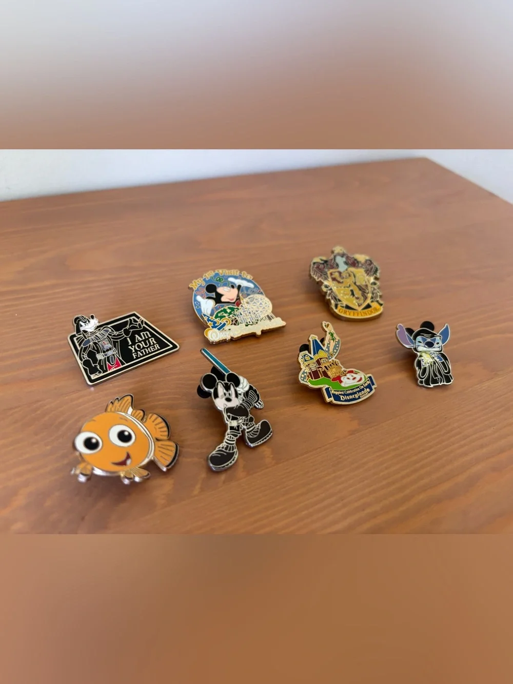 Enamel Pin Lot - Disneyland, Harry Potter, Star Wars Vintage Collection Set